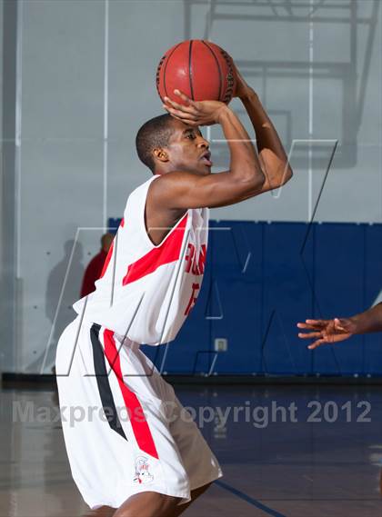 Thumbnail 3 in Lincoln vs. St. Joseph Notre Dame (Bruin Shootout) photogallery.