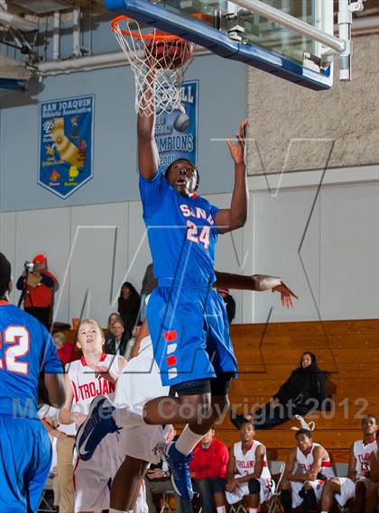 Thumbnail 3 in Lincoln vs. St. Joseph Notre Dame (Bruin Shootout) photogallery.