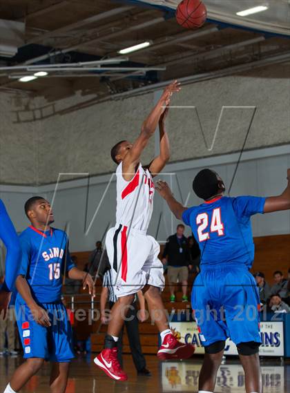 Thumbnail 2 in Lincoln vs. St. Joseph Notre Dame (Bruin Shootout) photogallery.