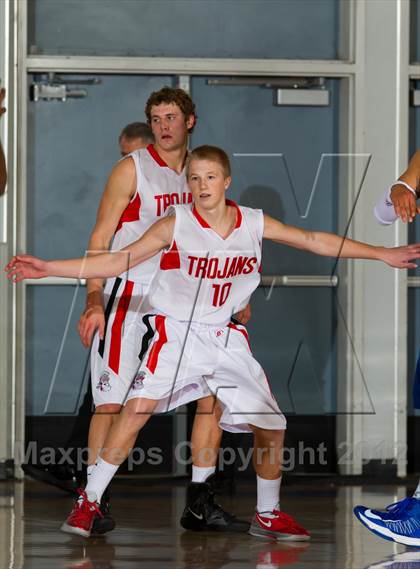 Thumbnail 2 in Lincoln vs. St. Joseph Notre Dame (Bruin Shootout) photogallery.