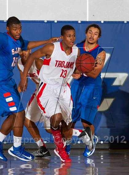 Thumbnail 3 in Lincoln vs. St. Joseph Notre Dame (Bruin Shootout) photogallery.