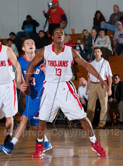 Thumbnail 3 in Lincoln vs. St. Joseph Notre Dame (Bruin Shootout) photogallery.