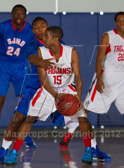 Thumbnail 3 in Lincoln vs. St. Joseph Notre Dame (Bruin Shootout) photogallery.