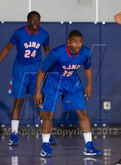 Thumbnail 3 in Lincoln vs. St. Joseph Notre Dame (Bruin Shootout) photogallery.