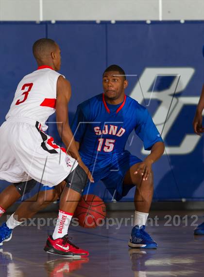 Thumbnail 2 in Lincoln vs. St. Joseph Notre Dame (Bruin Shootout) photogallery.