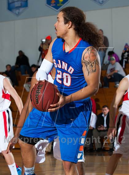 Thumbnail 2 in Lincoln vs. St. Joseph Notre Dame (Bruin Shootout) photogallery.