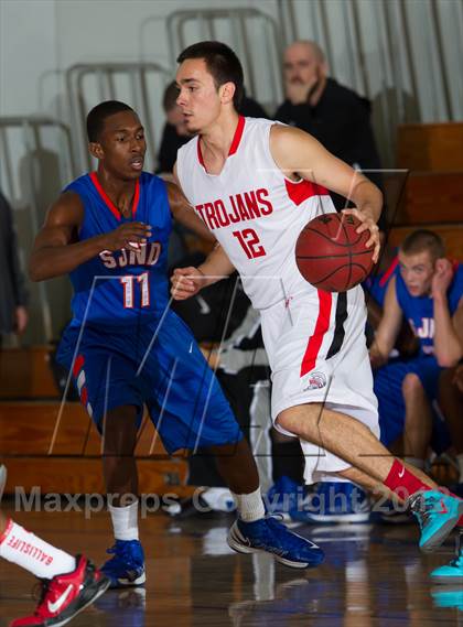 Thumbnail 2 in Lincoln vs. St. Joseph Notre Dame (Bruin Shootout) photogallery.