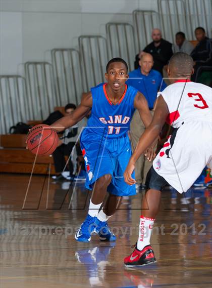 Thumbnail 2 in Lincoln vs. St. Joseph Notre Dame (Bruin Shootout) photogallery.