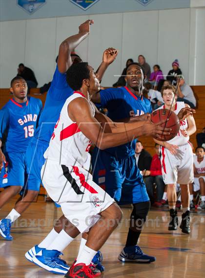 Thumbnail 1 in Lincoln vs. St. Joseph Notre Dame (Bruin Shootout) photogallery.