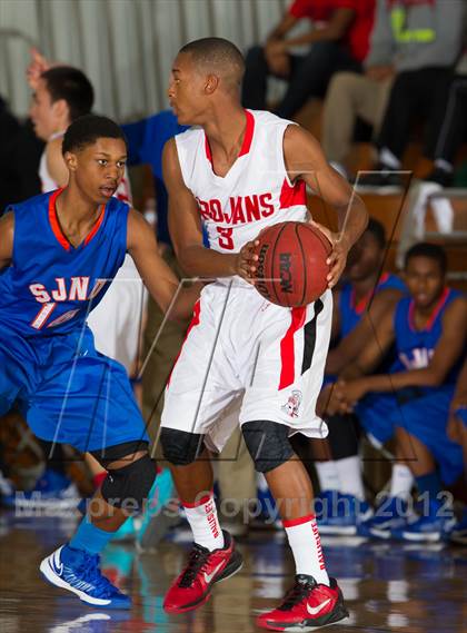 Thumbnail 3 in Lincoln vs. St. Joseph Notre Dame (Bruin Shootout) photogallery.