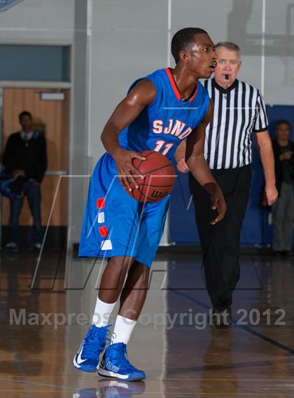 Thumbnail 2 in Lincoln vs. St. Joseph Notre Dame (Bruin Shootout) photogallery.