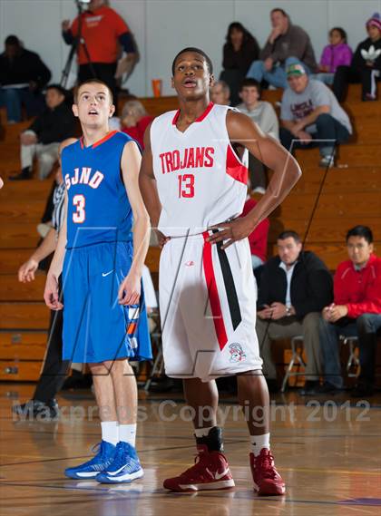 Thumbnail 2 in Lincoln vs. St. Joseph Notre Dame (Bruin Shootout) photogallery.