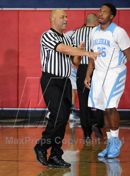 Thumbnail 1 in Salesian vs. Dorsey  (Lancers Hoops Classic Showcase) photogallery.