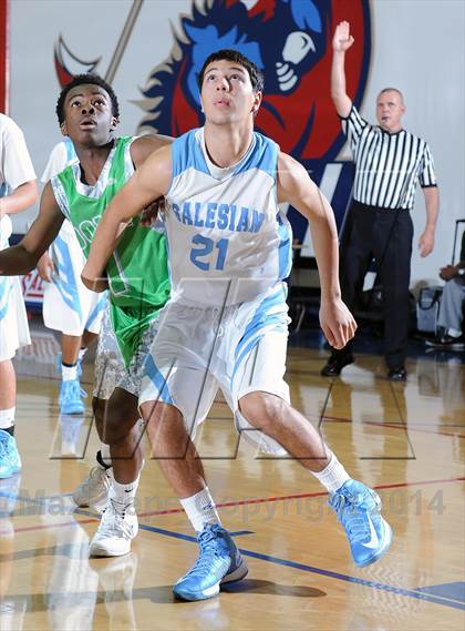 Thumbnail 3 in Salesian vs. Dorsey  (Lancers Hoops Classic Showcase) photogallery.