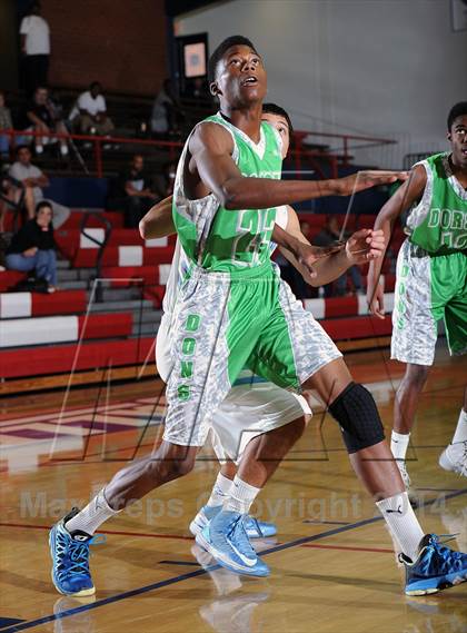 Thumbnail 1 in Salesian vs. Dorsey  (Lancers Hoops Classic Showcase) photogallery.