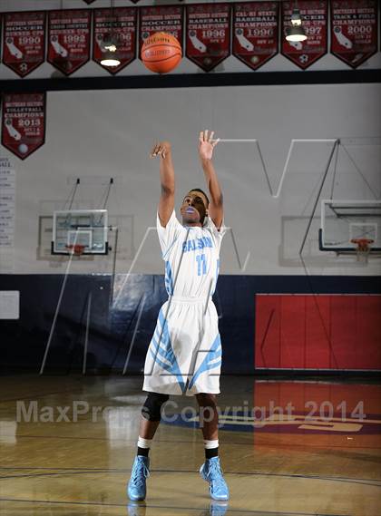 Thumbnail 1 in Salesian vs. Dorsey  (Lancers Hoops Classic Showcase) photogallery.