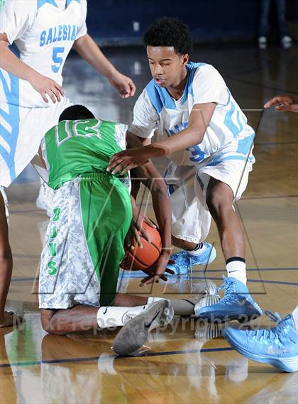 Thumbnail 3 in Salesian vs. Dorsey  (Lancers Hoops Classic Showcase) photogallery.