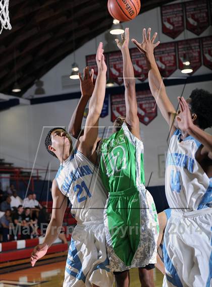 Thumbnail 1 in Salesian vs. Dorsey  (Lancers Hoops Classic Showcase) photogallery.