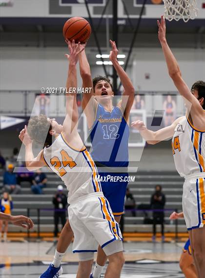 Thumbnail 2 in Homestead vs. Carmel (Sneakers for Santa Shootout) photogallery.