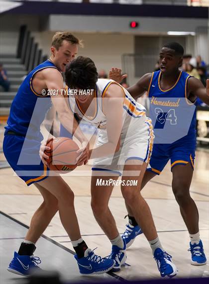 Thumbnail 1 in Homestead vs. Carmel (Sneakers for Santa Shootout) photogallery.