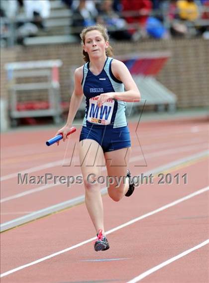 Thumbnail 3 in 117th Penn Relays (Girls 4x100m Small School Heats 25-37)  photogallery.