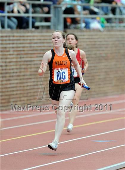 Thumbnail 2 in 117th Penn Relays (Girls 4x100m Small School Heats 25-37)  photogallery.