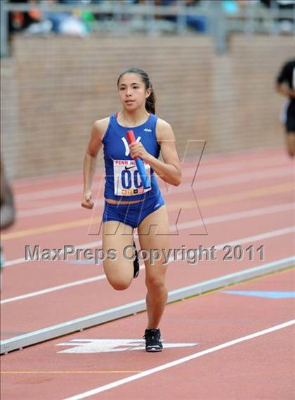 Thumbnail 3 in 117th Penn Relays (Girls 4x100m Small School Heats 25-37)  photogallery.