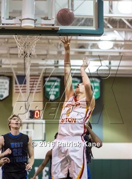 Thumbnail 1 in West Potomac vs Bishop Ireton (George Long Holiday Hoops Tournament) photogallery.