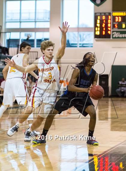 Thumbnail 2 in West Potomac vs Bishop Ireton (George Long Holiday Hoops Tournament) photogallery.