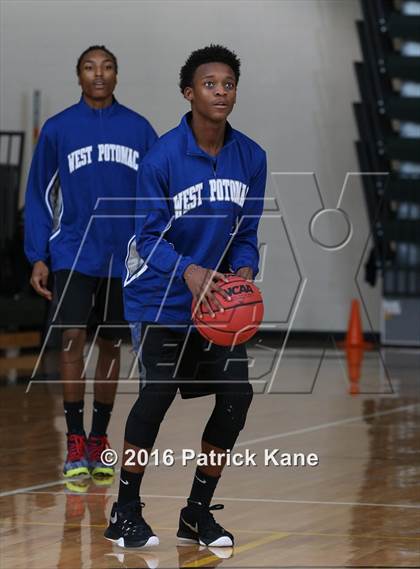 Thumbnail 1 in West Potomac vs Bishop Ireton (George Long Holiday Hoops Tournament) photogallery.