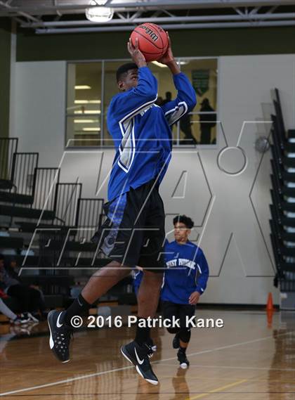 Thumbnail 1 in West Potomac vs Bishop Ireton (George Long Holiday Hoops Tournament) photogallery.