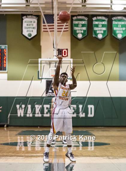 Thumbnail 2 in West Potomac vs Bishop Ireton (George Long Holiday Hoops Tournament) photogallery.