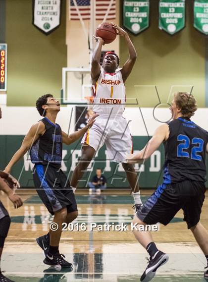 Thumbnail 3 in West Potomac vs Bishop Ireton (George Long Holiday Hoops Tournament) photogallery.