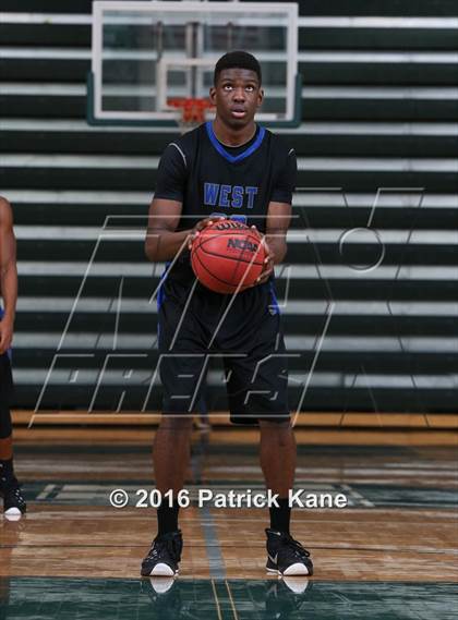 Thumbnail 1 in West Potomac vs Bishop Ireton (George Long Holiday Hoops Tournament) photogallery.
