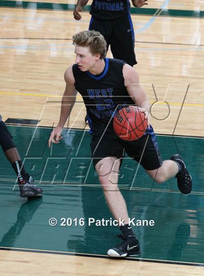 Thumbnail 2 in West Potomac vs Bishop Ireton (George Long Holiday Hoops Tournament) photogallery.