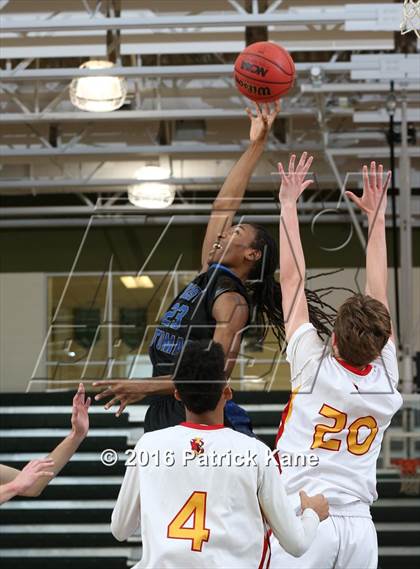 Thumbnail 1 in West Potomac vs Bishop Ireton (George Long Holiday Hoops Tournament) photogallery.