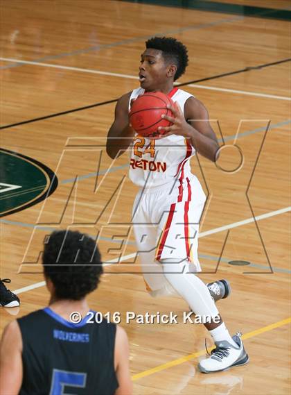Thumbnail 3 in West Potomac vs Bishop Ireton (George Long Holiday Hoops Tournament) photogallery.