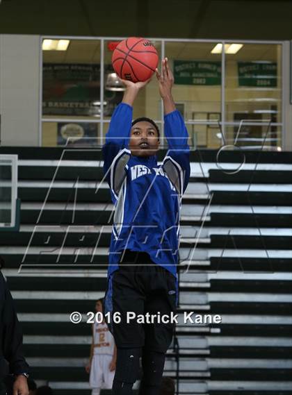 Thumbnail 3 in West Potomac vs Bishop Ireton (George Long Holiday Hoops Tournament) photogallery.