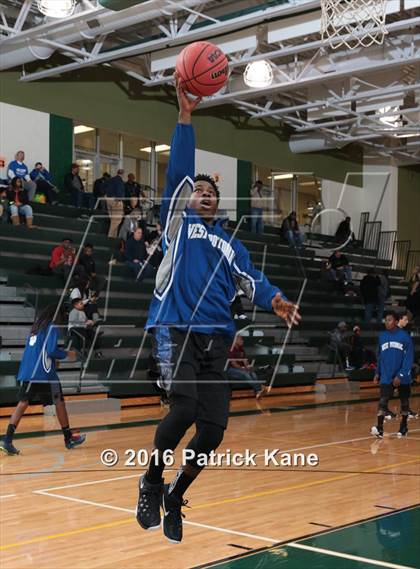 Thumbnail 1 in West Potomac vs Bishop Ireton (George Long Holiday Hoops Tournament) photogallery.