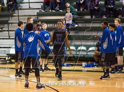 Thumbnail 2 in West Potomac vs Bishop Ireton (George Long Holiday Hoops Tournament) photogallery.