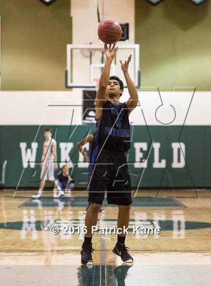 Thumbnail 2 in West Potomac vs Bishop Ireton (George Long Holiday Hoops Tournament) photogallery.