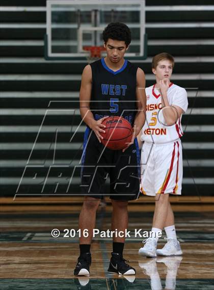 Thumbnail 1 in West Potomac vs Bishop Ireton (George Long Holiday Hoops Tournament) photogallery.