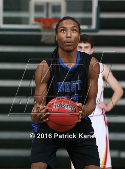 Thumbnail 3 in West Potomac vs Bishop Ireton (George Long Holiday Hoops Tournament) photogallery.
