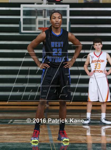 Thumbnail 2 in West Potomac vs Bishop Ireton (George Long Holiday Hoops Tournament) photogallery.