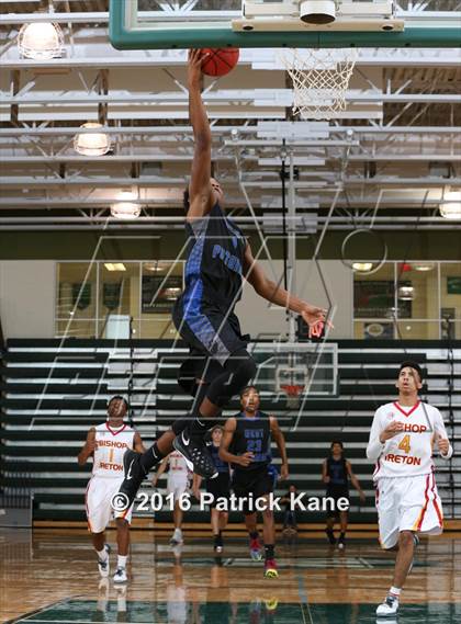 Thumbnail 3 in West Potomac vs Bishop Ireton (George Long Holiday Hoops Tournament) photogallery.