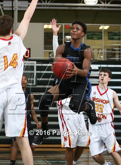 Thumbnail 1 in West Potomac vs Bishop Ireton (George Long Holiday Hoops Tournament) photogallery.