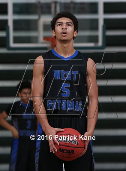 Thumbnail 3 in West Potomac vs Bishop Ireton (George Long Holiday Hoops Tournament) photogallery.