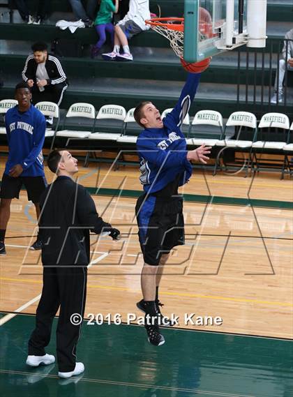 Thumbnail 1 in West Potomac vs Bishop Ireton (George Long Holiday Hoops Tournament) photogallery.
