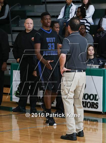 Thumbnail 1 in West Potomac vs Bishop Ireton (George Long Holiday Hoops Tournament) photogallery.