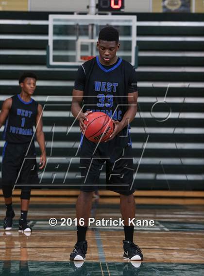 Thumbnail 3 in West Potomac vs Bishop Ireton (George Long Holiday Hoops Tournament) photogallery.